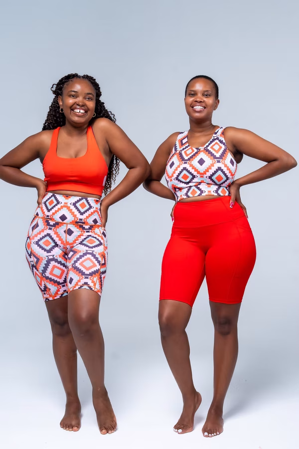 Thobeka shorts red 3