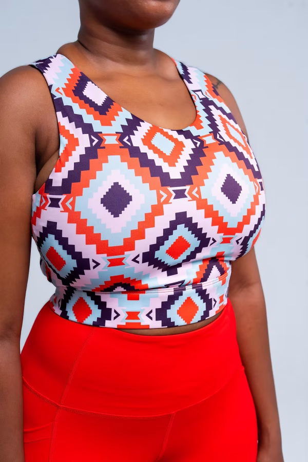 Thobeka shorts red 4